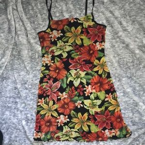 Vibrant floral dress